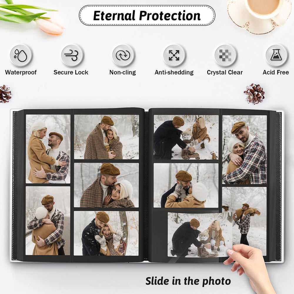 Popotop photo-album front-window displays memories and guards against moisture