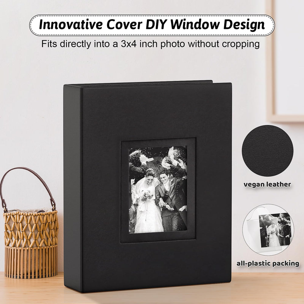 Popotop inner pages with acid-free material protect photos from yellowing and aging.
