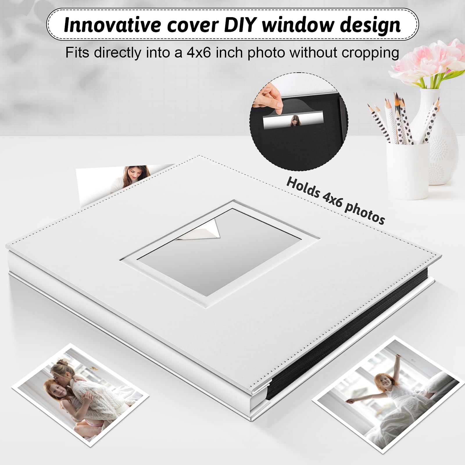 Popotop photo-album inner-pages organize 4x6 photos across 80 pages