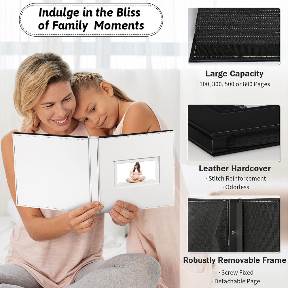 Popotop photo-album refillable-layout lets you add or rearrange photos easily