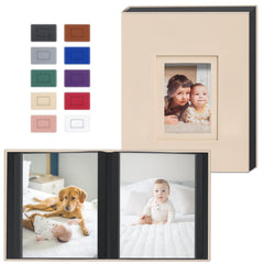 Popotop photo album vegan leather cover for premium memory protection.