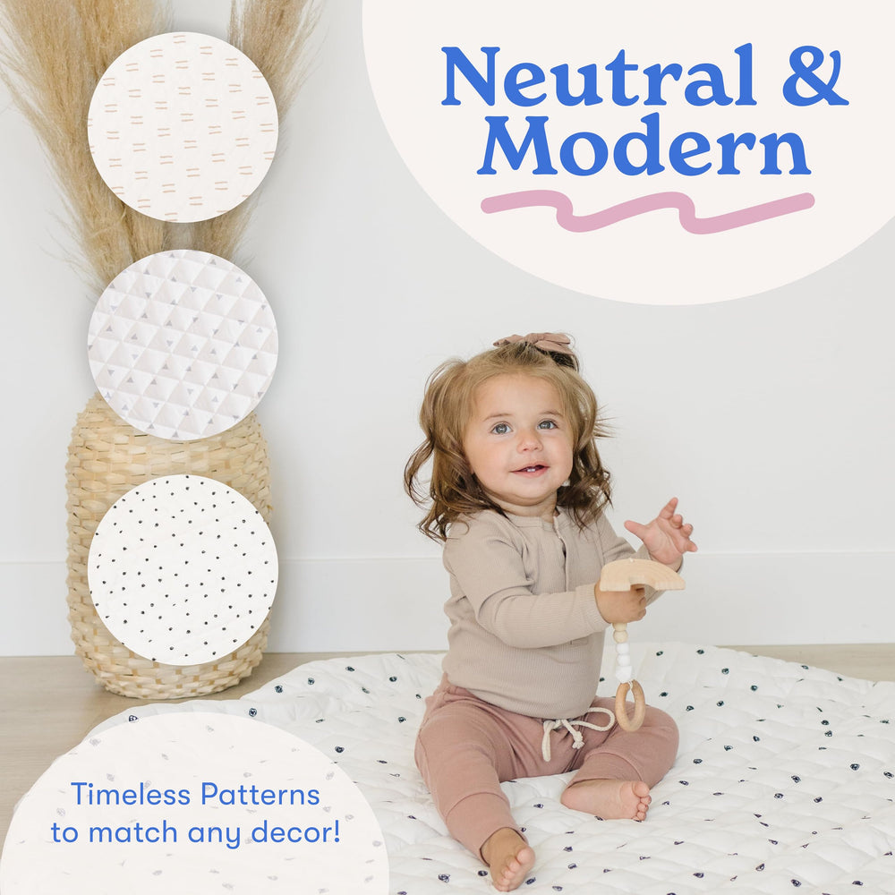 Poppyseed Play ideal for newborns to toddlers as a lasting play space.