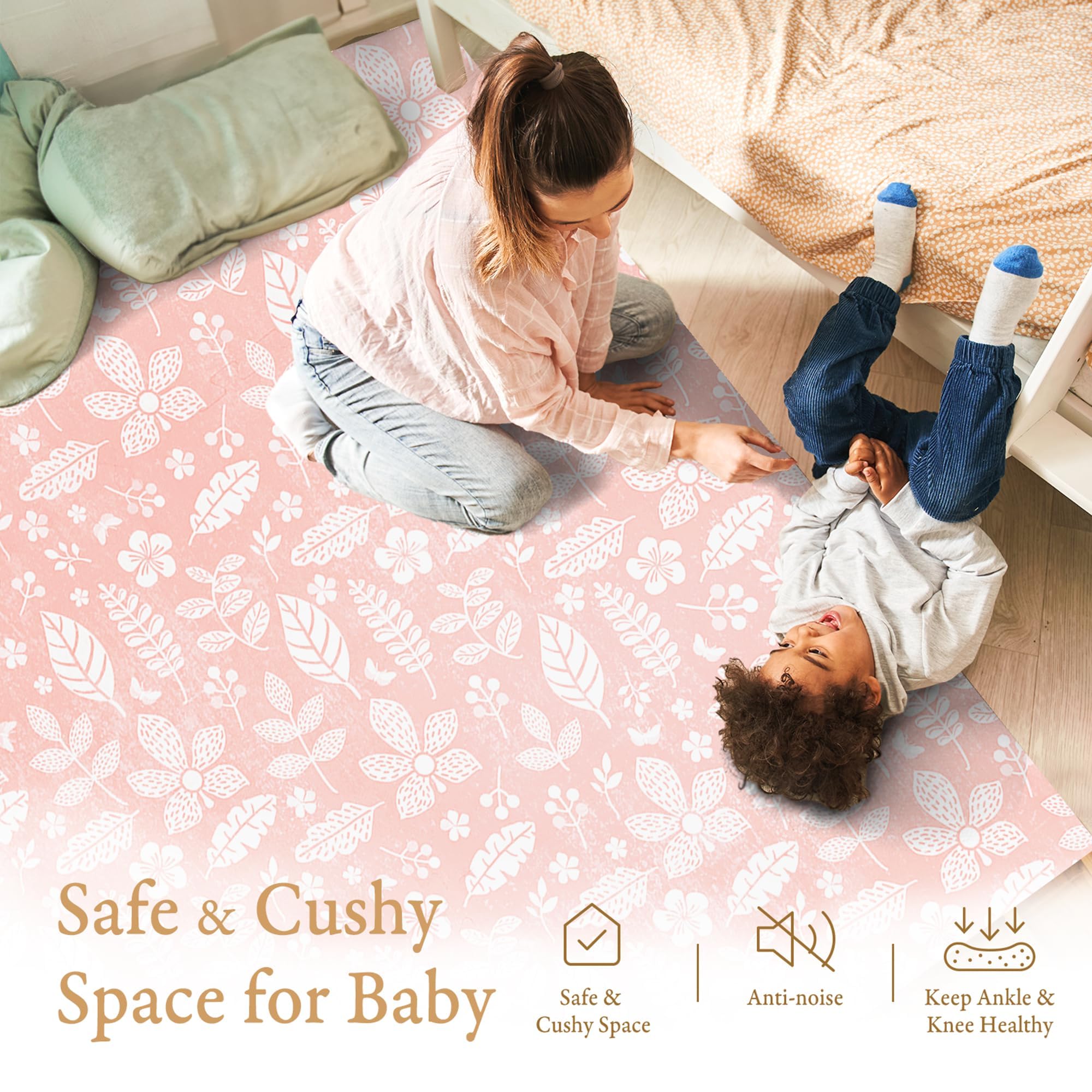 PopsyKosy large 6x4 ft layout provides roomy play space