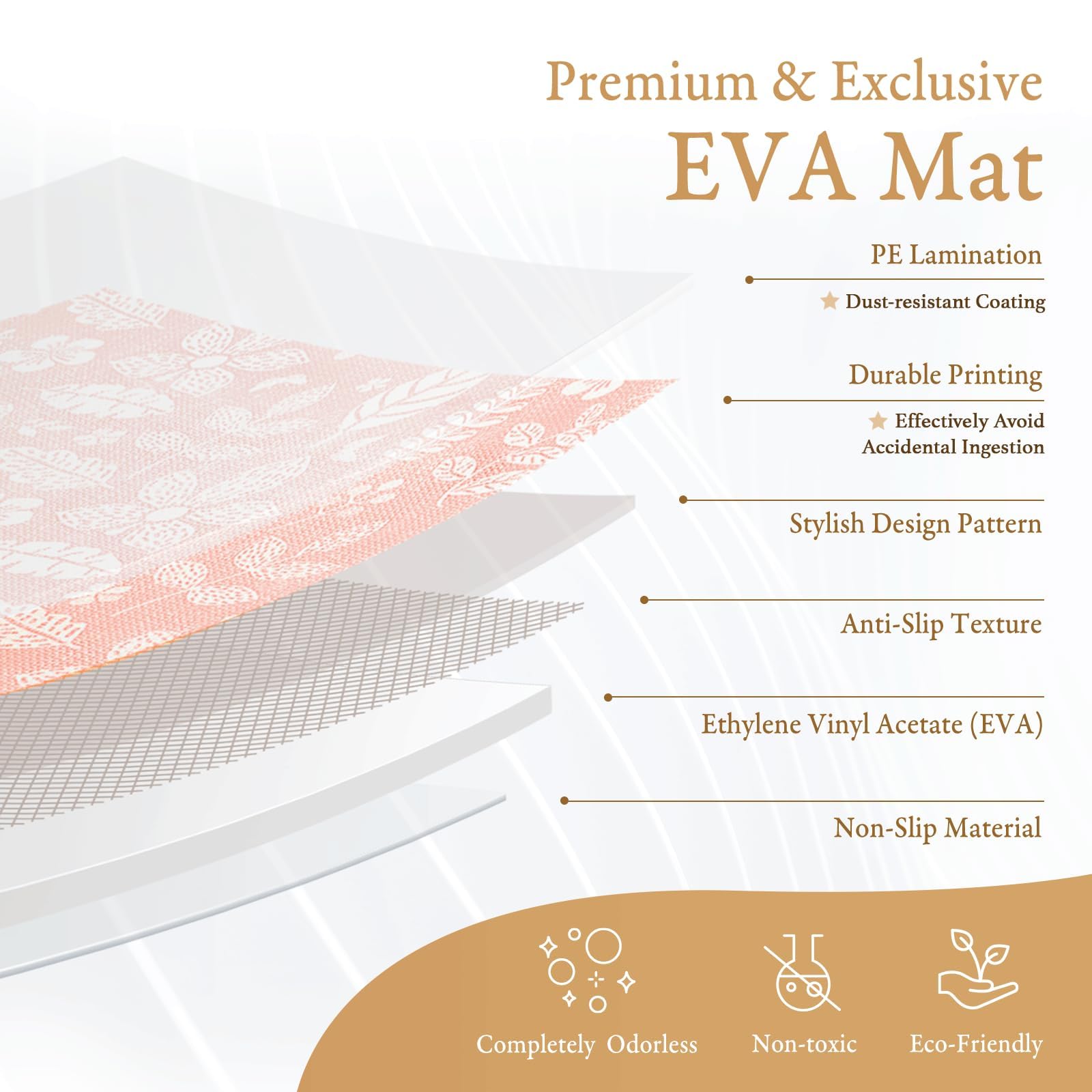 PopsyKosy non-toxic EVA foam mat ensures safe play for toddlers