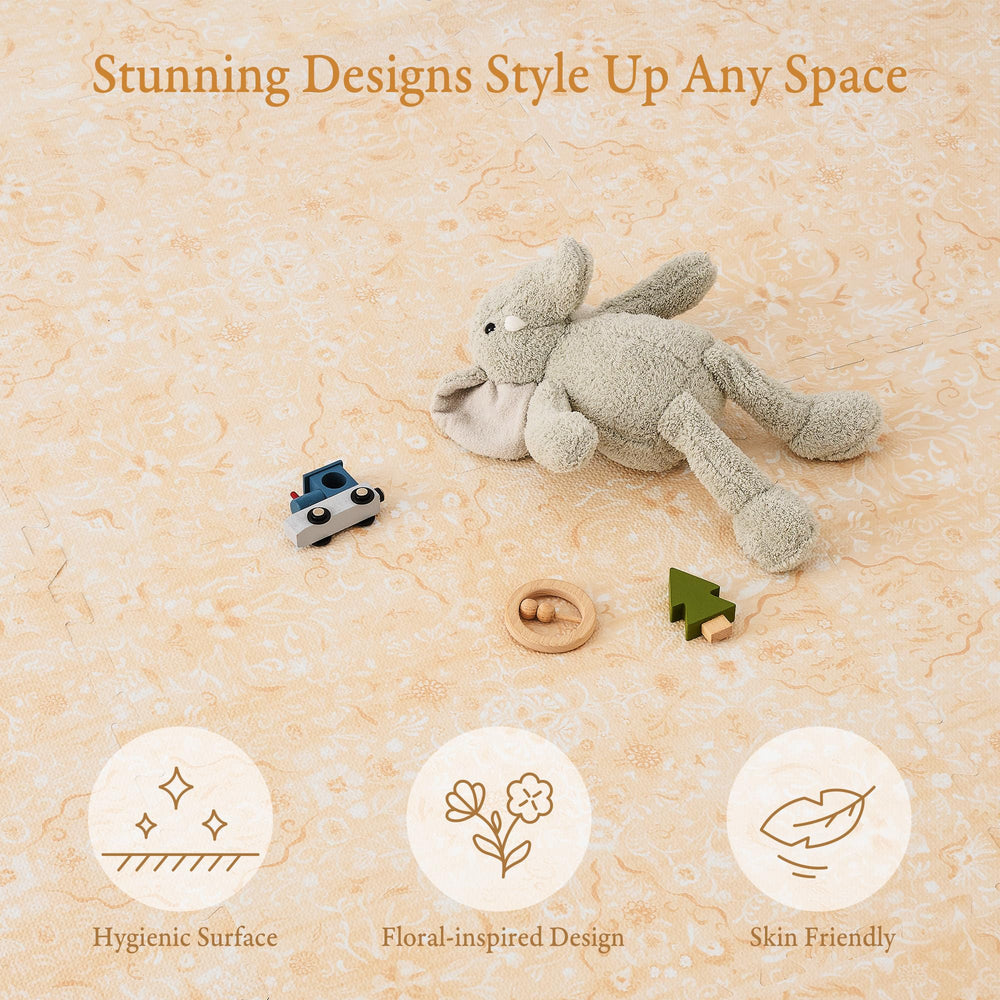 PopsyKosy premium baby floor play mat temperature resistant withstands varied room conditions.
