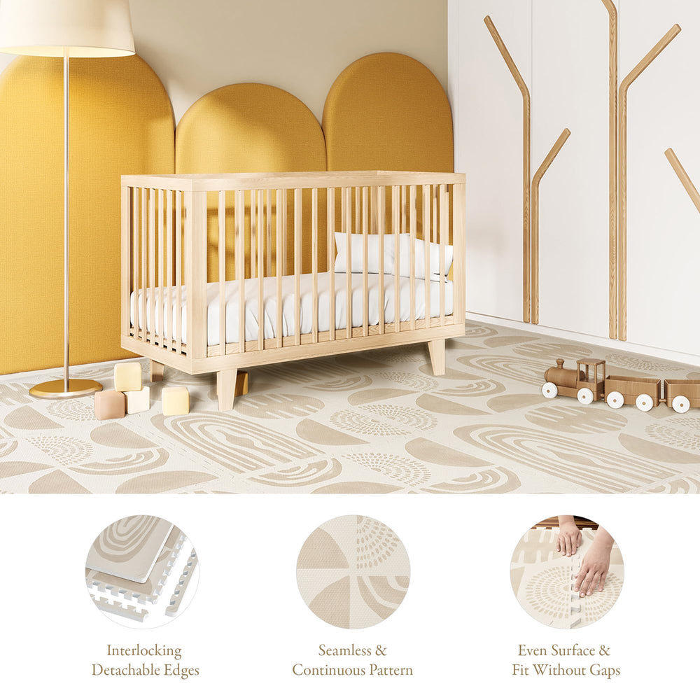 PopsyKosy nursery lifestyle shot with large 6x4 ft layout