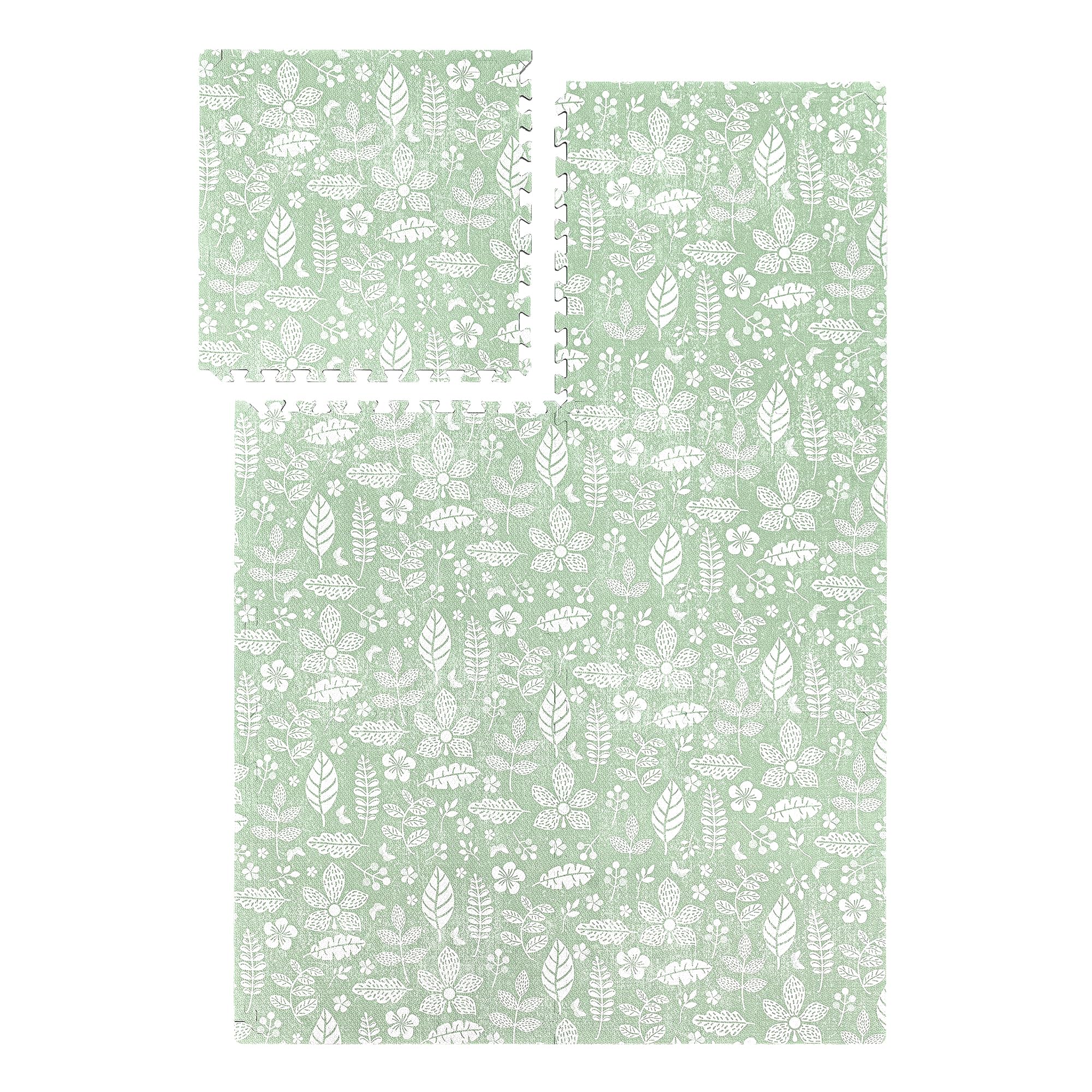 PopsyKosy premium baby floor play mat olive green assembly demonstrates quick-room setup for playtime