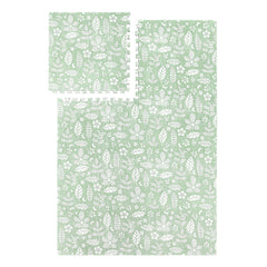 PopsyKosy premium baby floor play mat olive green assembly demonstrates quick-room setup for playtime