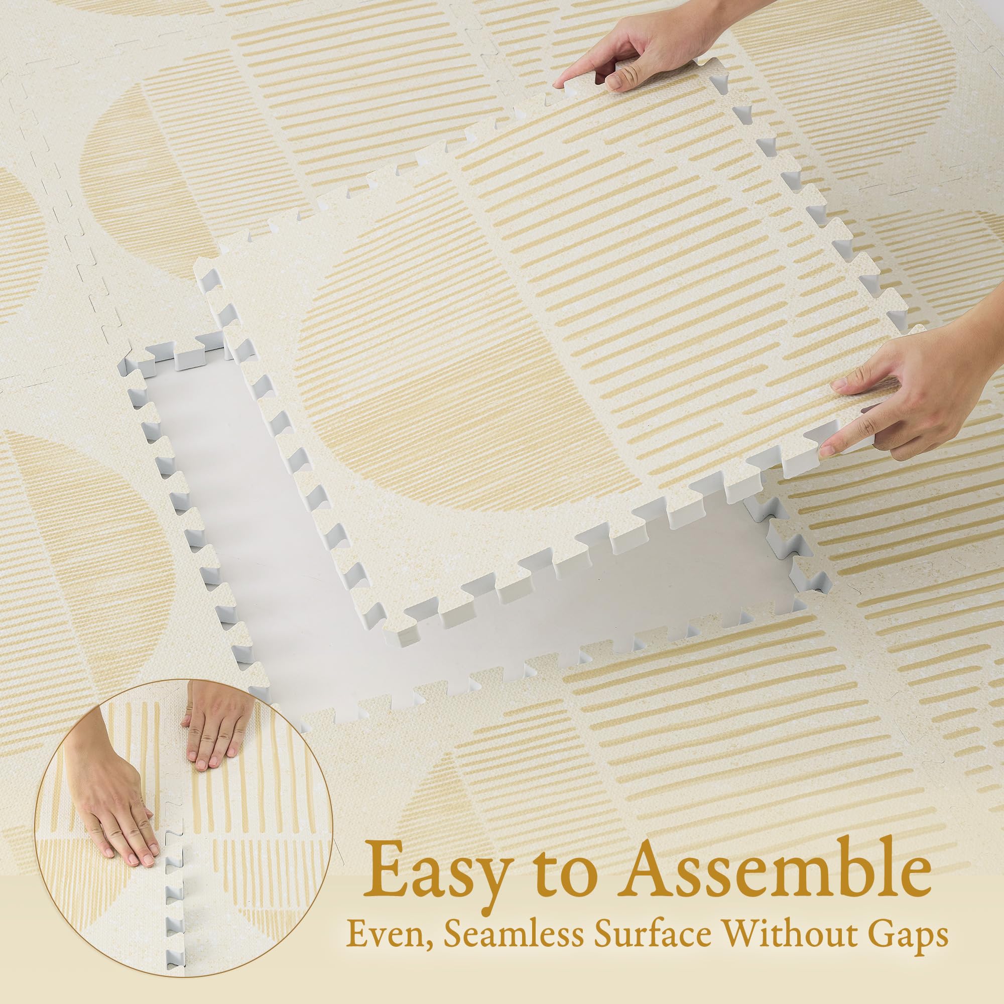 PopsyKosy waterproof play mat for kids is easy to wipe clean after spills.
