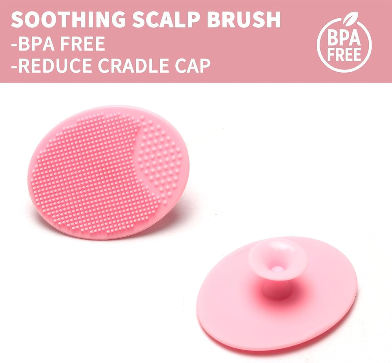 POPYJAN Goat Baby Hair Brush Set natural-materials for safe daily grooming
