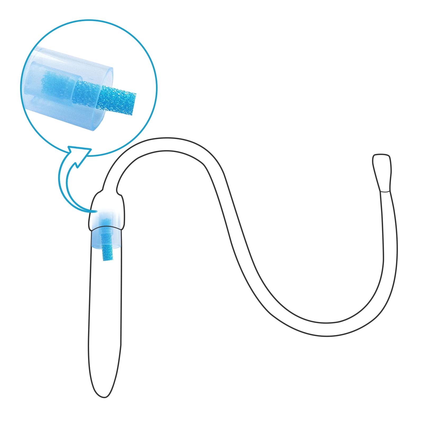 POPYJAN nose-cleaning tweezer with rounded tip.