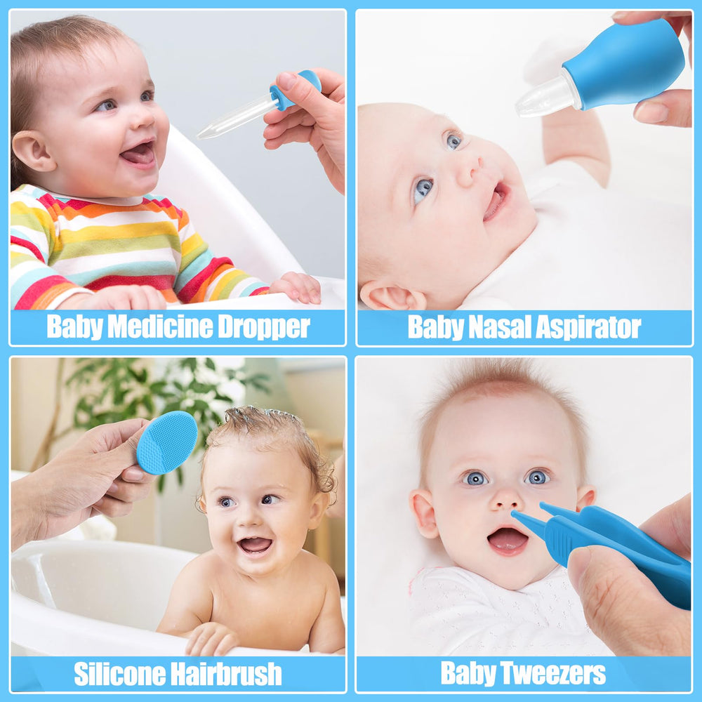 POPYJAN tongue-cleaner shows soft silicone cleaning for tiny mouths after feeds.
