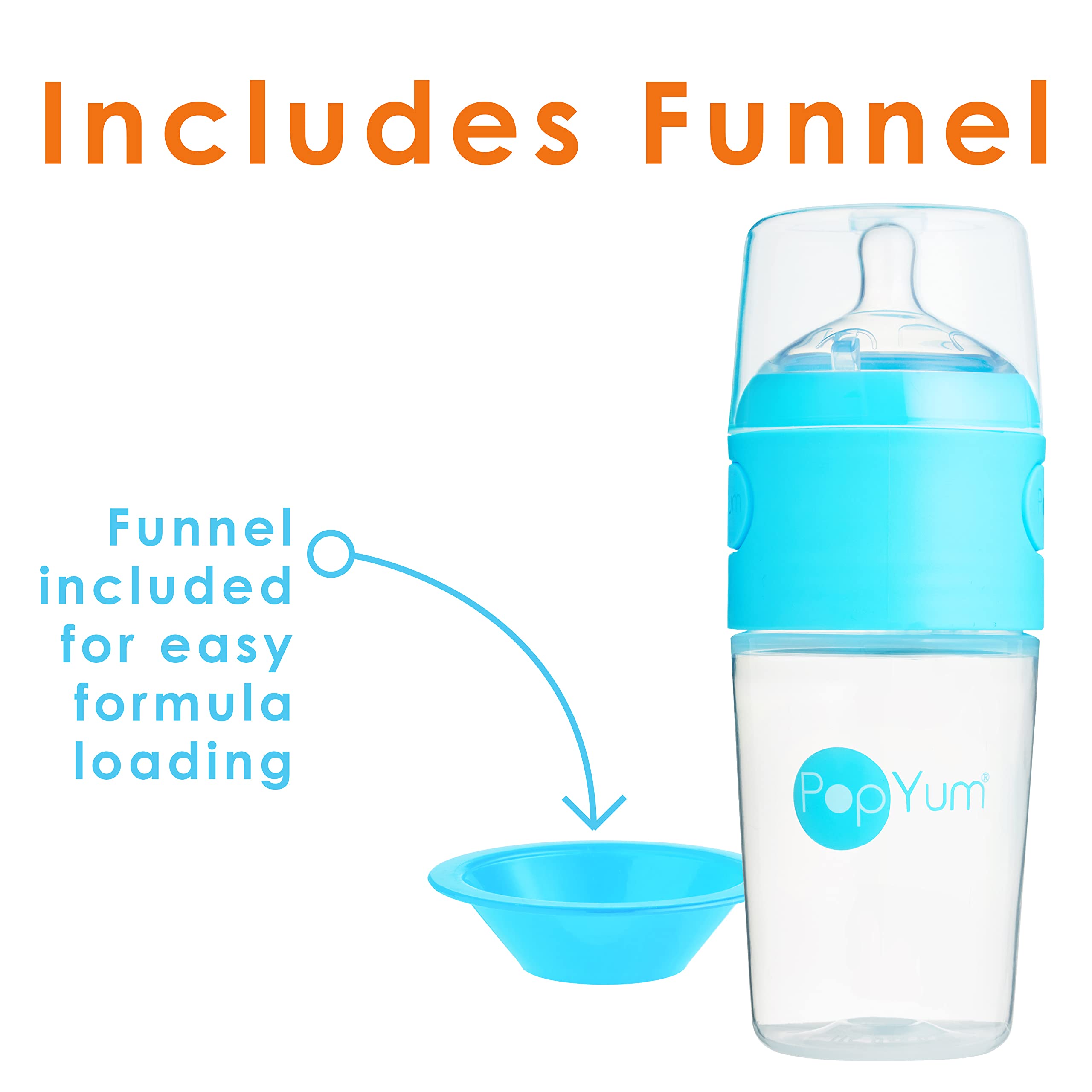 PopYum BPA-free medical-grade materials for safe feeding.