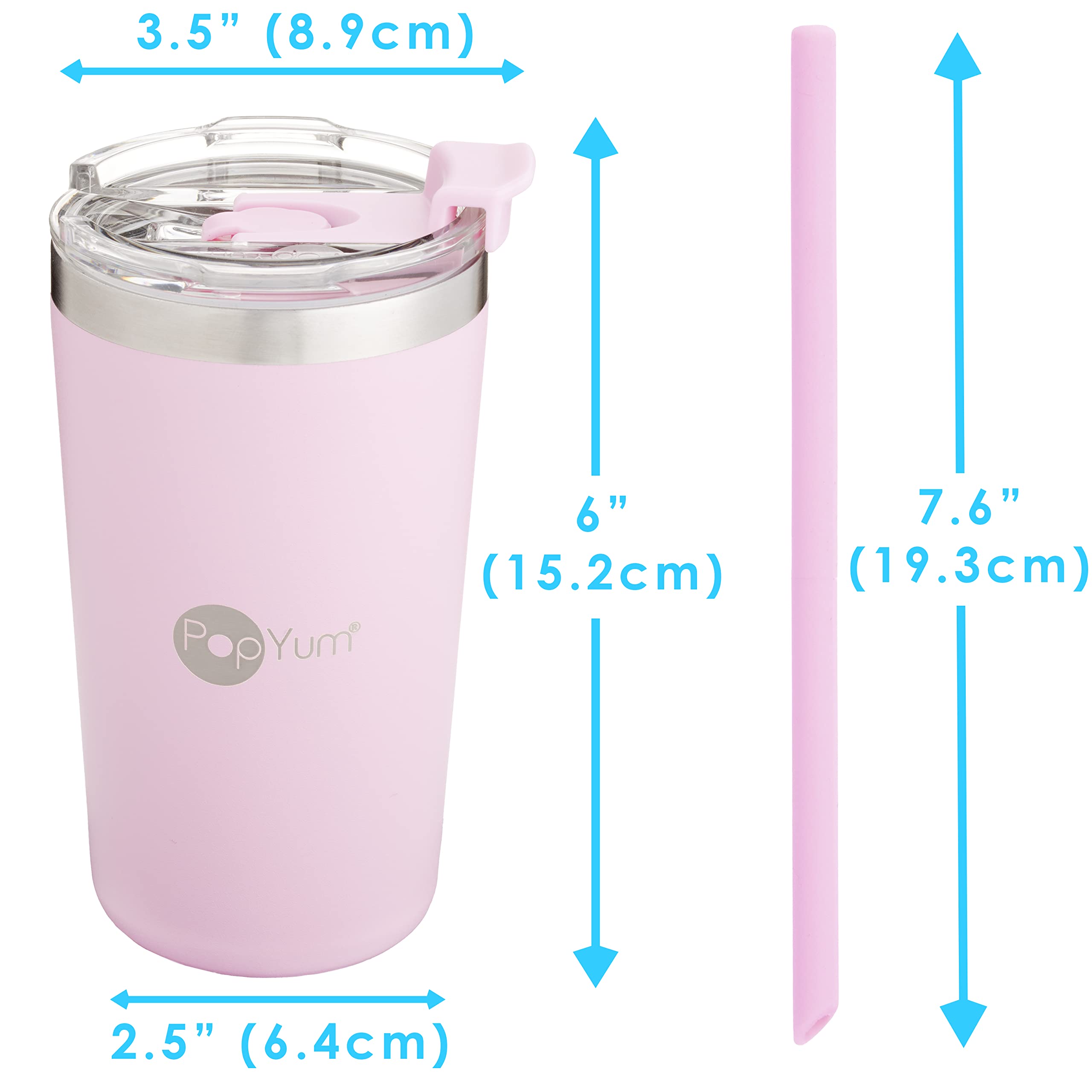 PopYum cup on the go suitable for car trips and outings