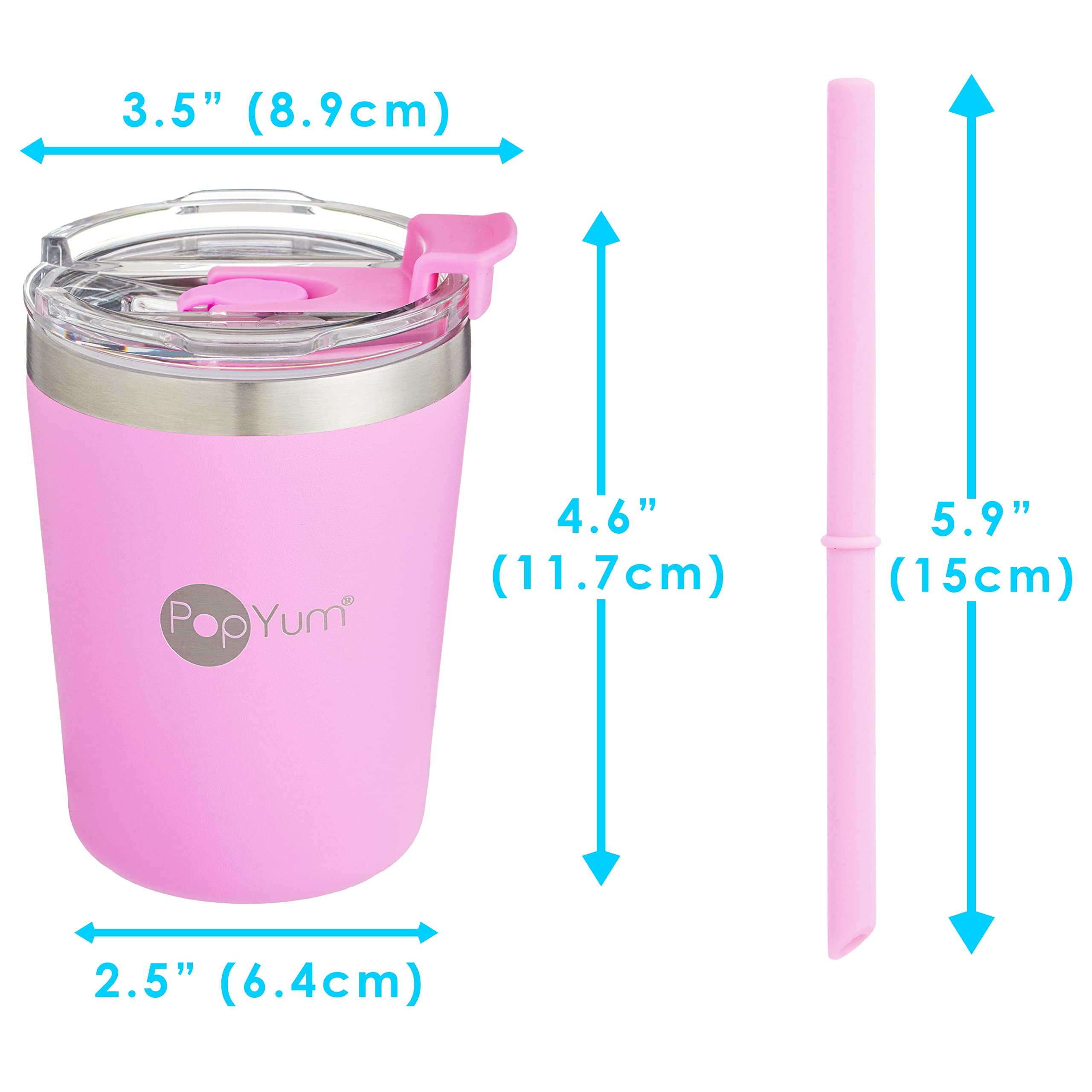 PopYum leak-proof closed-lid design minimizes spills.