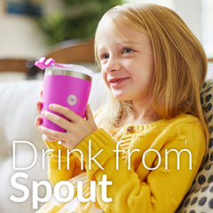 PopYum stackable cups save space in cabinets while traveling with kids.