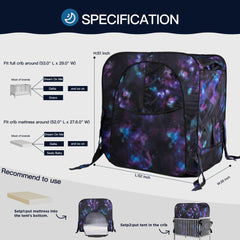 porayhut pop up baby privacy bed tent compact carry bag ready for trips.