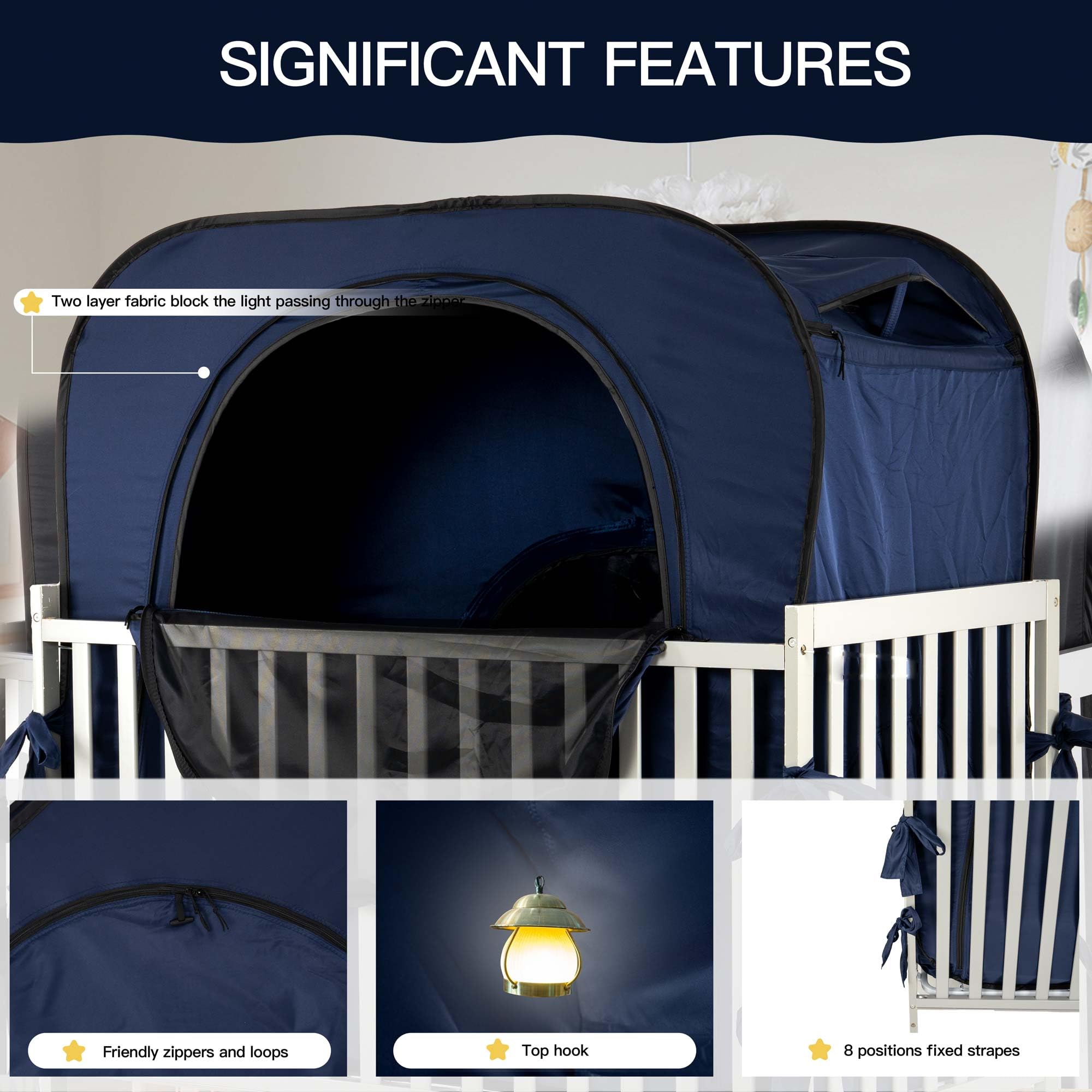 porayhut zipper door design prevents little ones from opening from inside