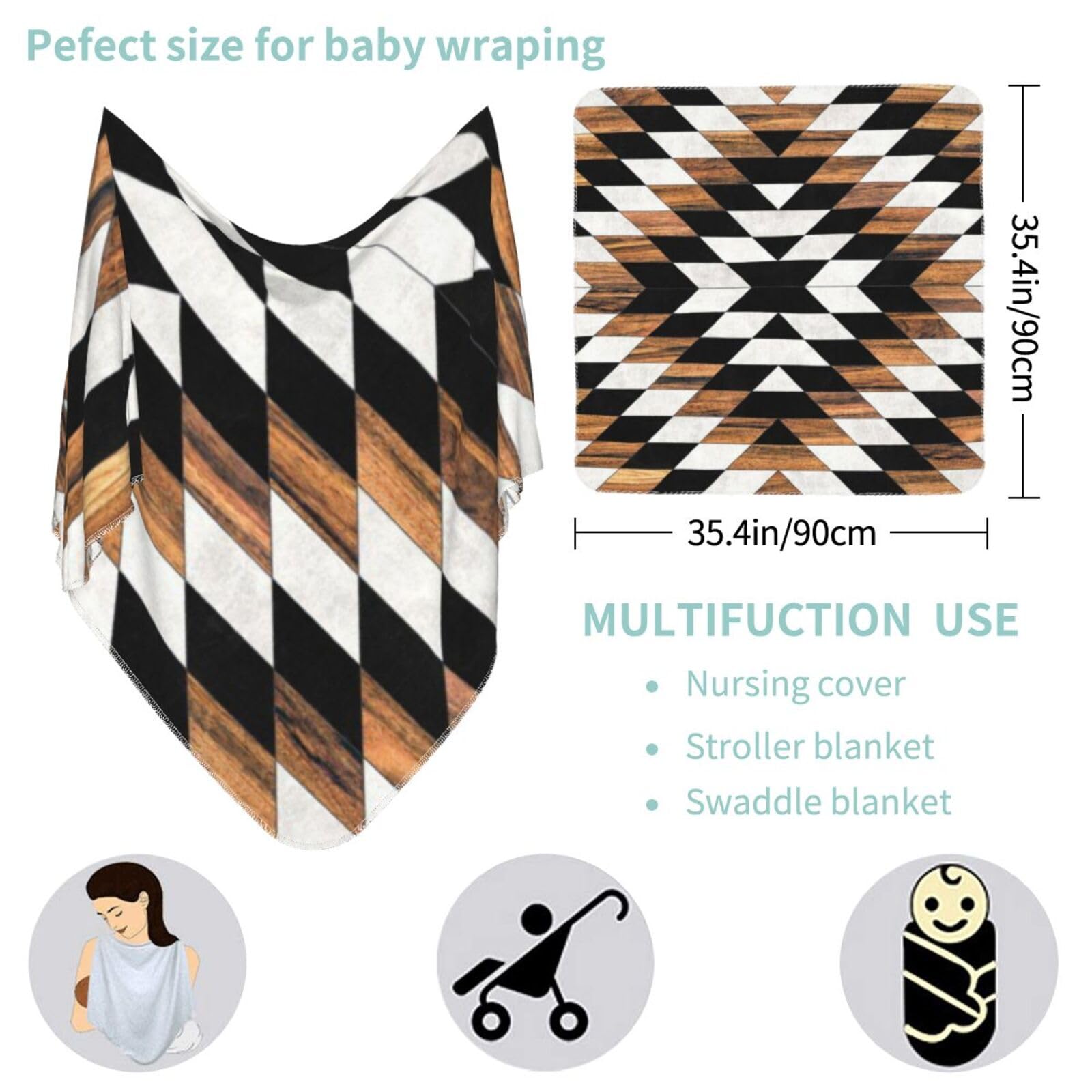 Poream baby-blanket-stroller-coverage demonstrates versatile stroller shield and sun protection.