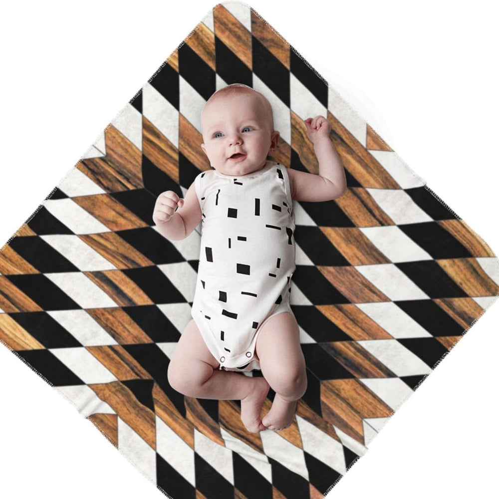 Poream swaddle blanket closeup soft-fabric highlights plush texture for baby comfort.