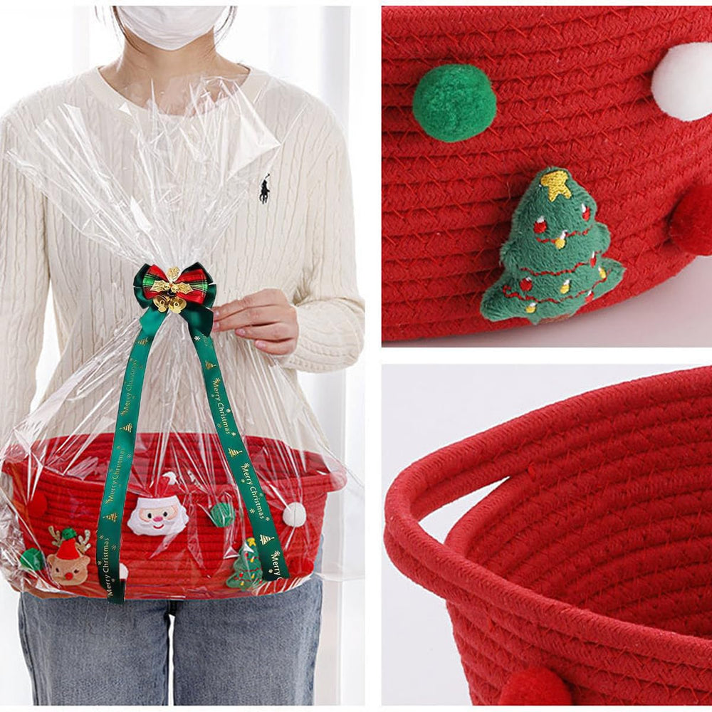 Poschnor Christmas decor with felt Santas for playful seasonal charm