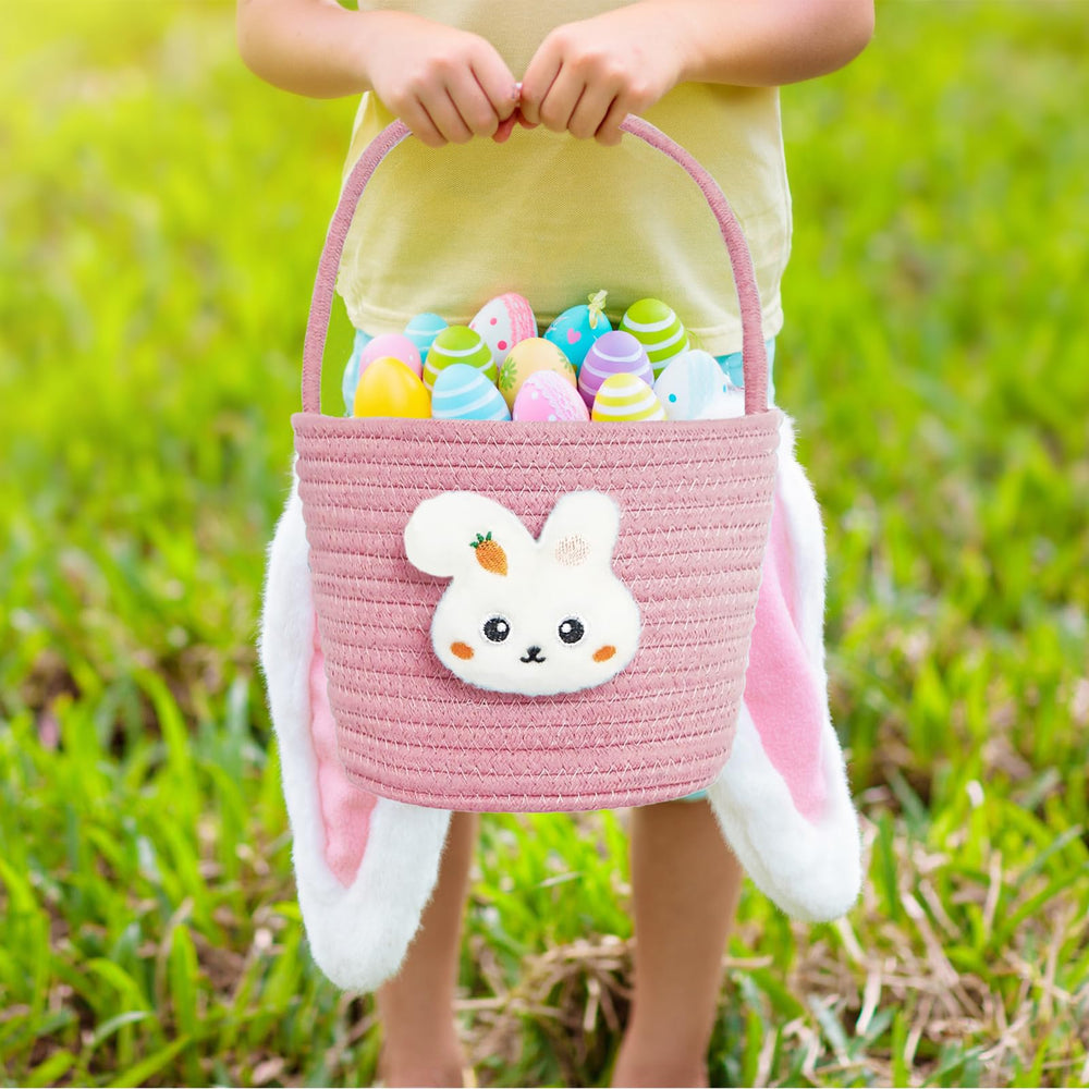 Poschnor Easter Basket ready for kids' egg hunts and treasure collecting.