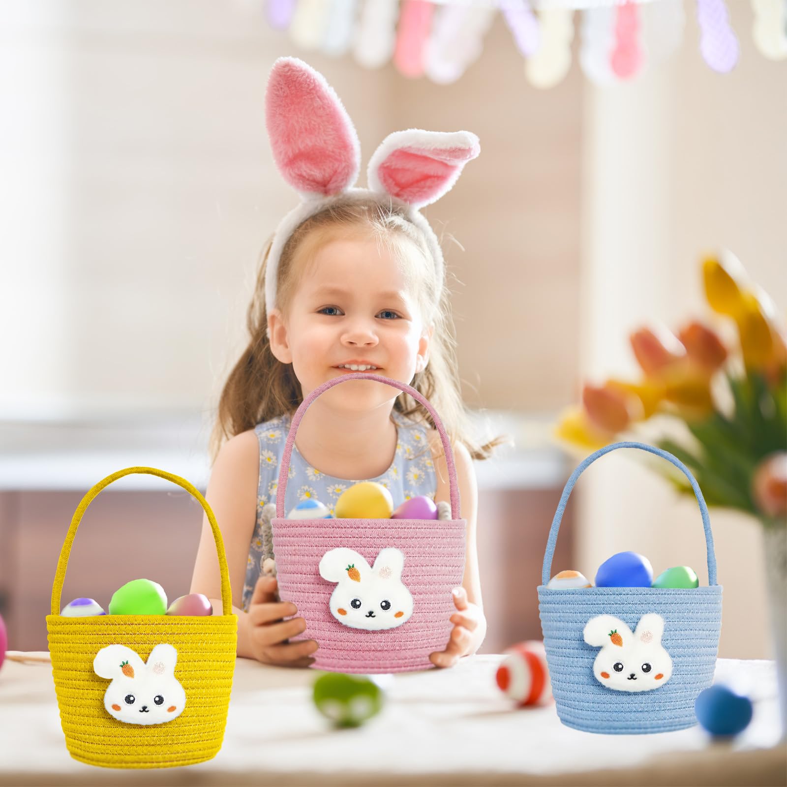 Poschnor Easter Basket doubles as nursery storage and décor.