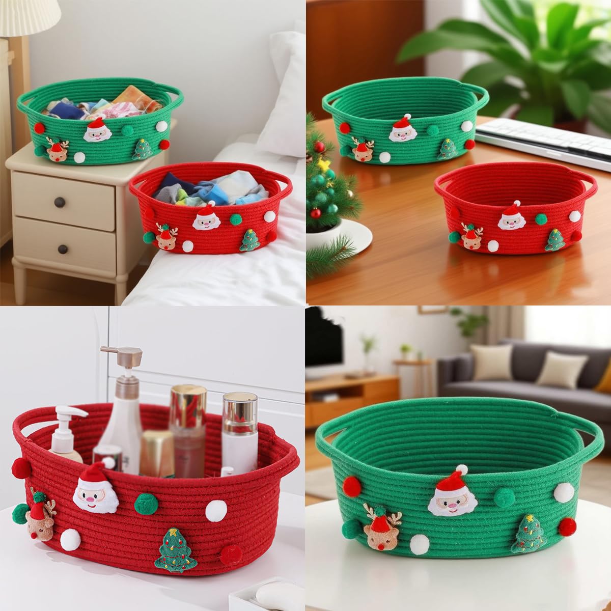 Poschnor basket organizing pet toys and essentials neatly