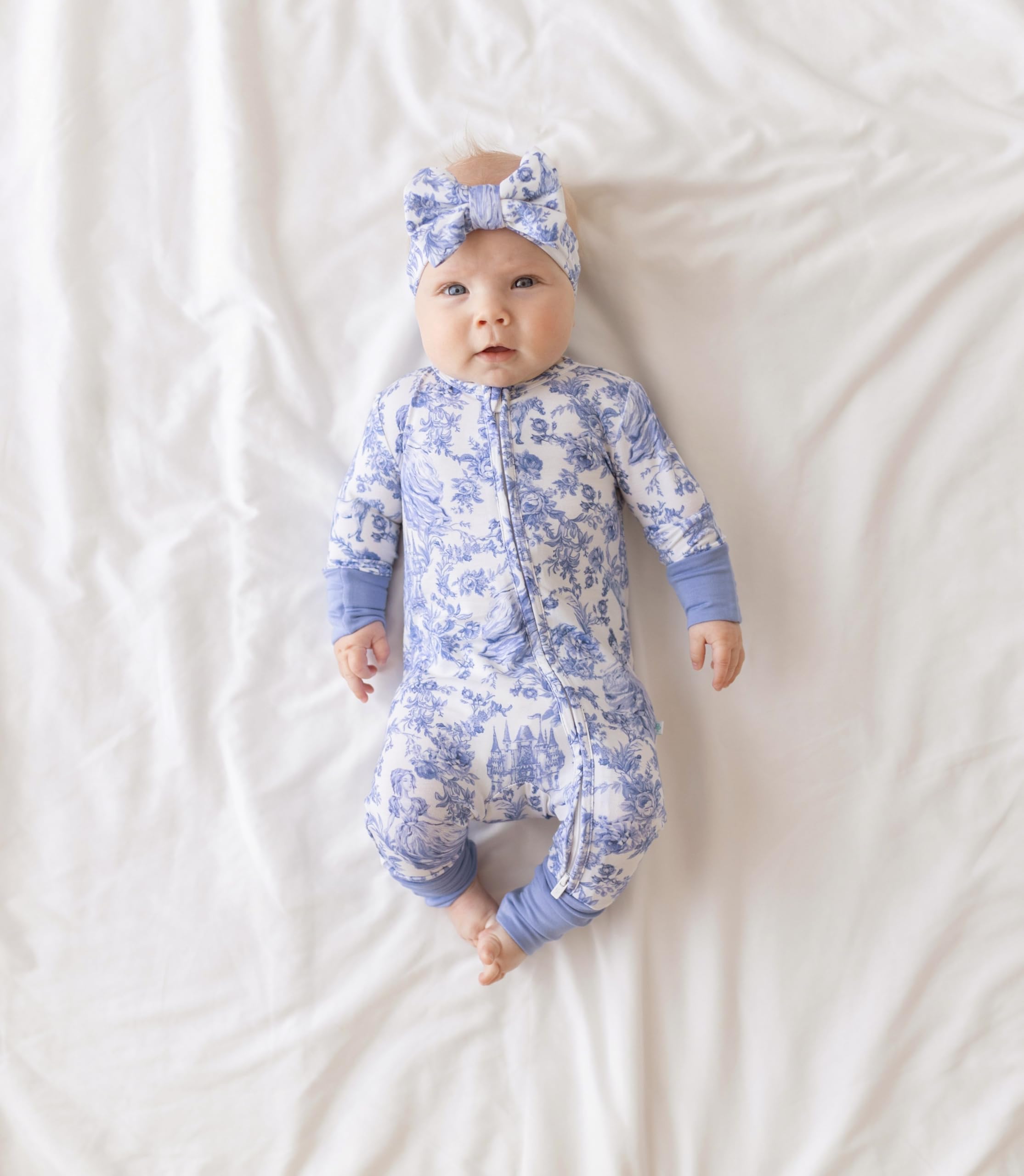 Posh Peanut Briar footies with designer grips keep little feet secure