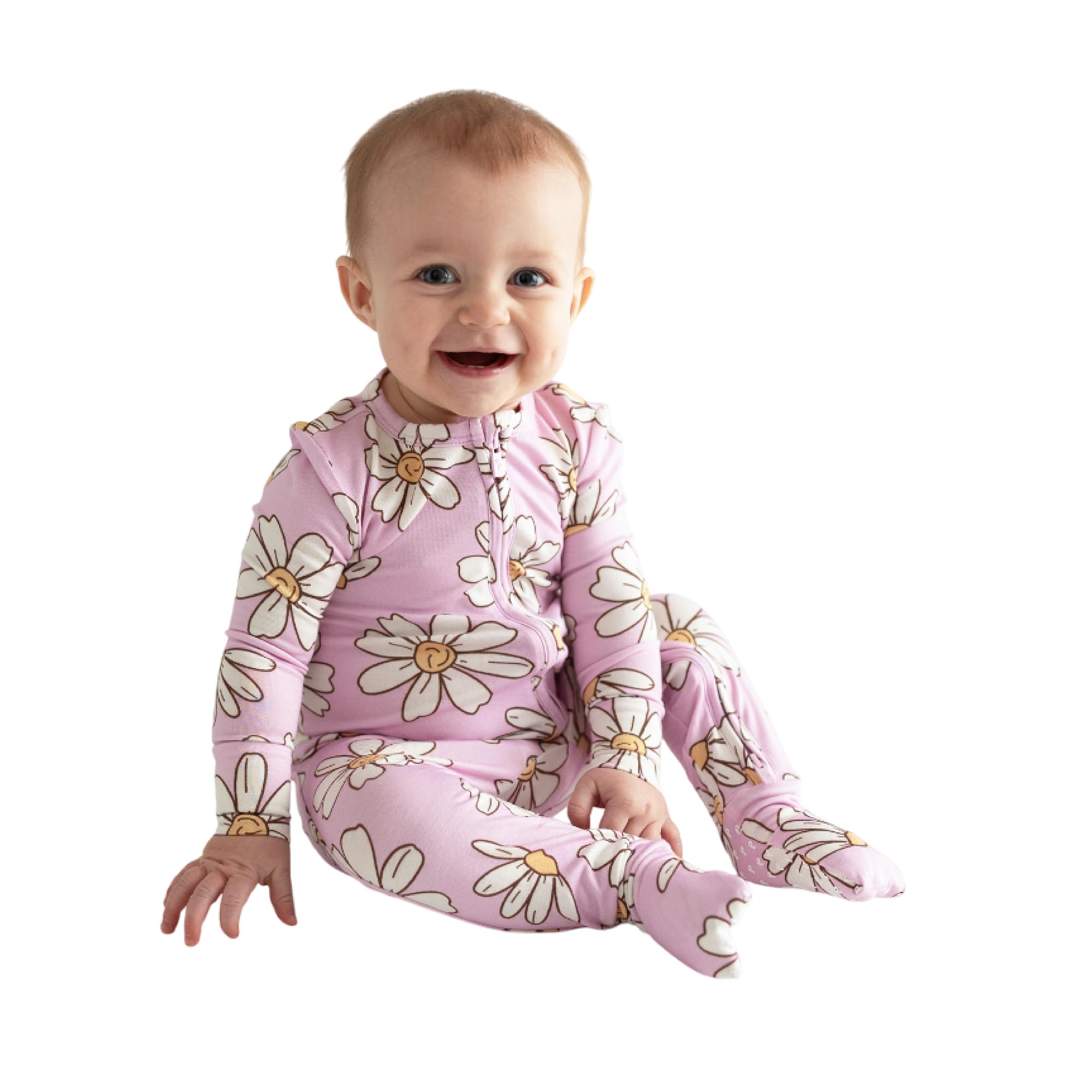 Posh Peanut Convertible Sleepers footless close-up showing move-friendly design for comfy naps.