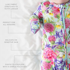 Posh Peanut Fold-over Mittens keep newborn hands warm and safe.