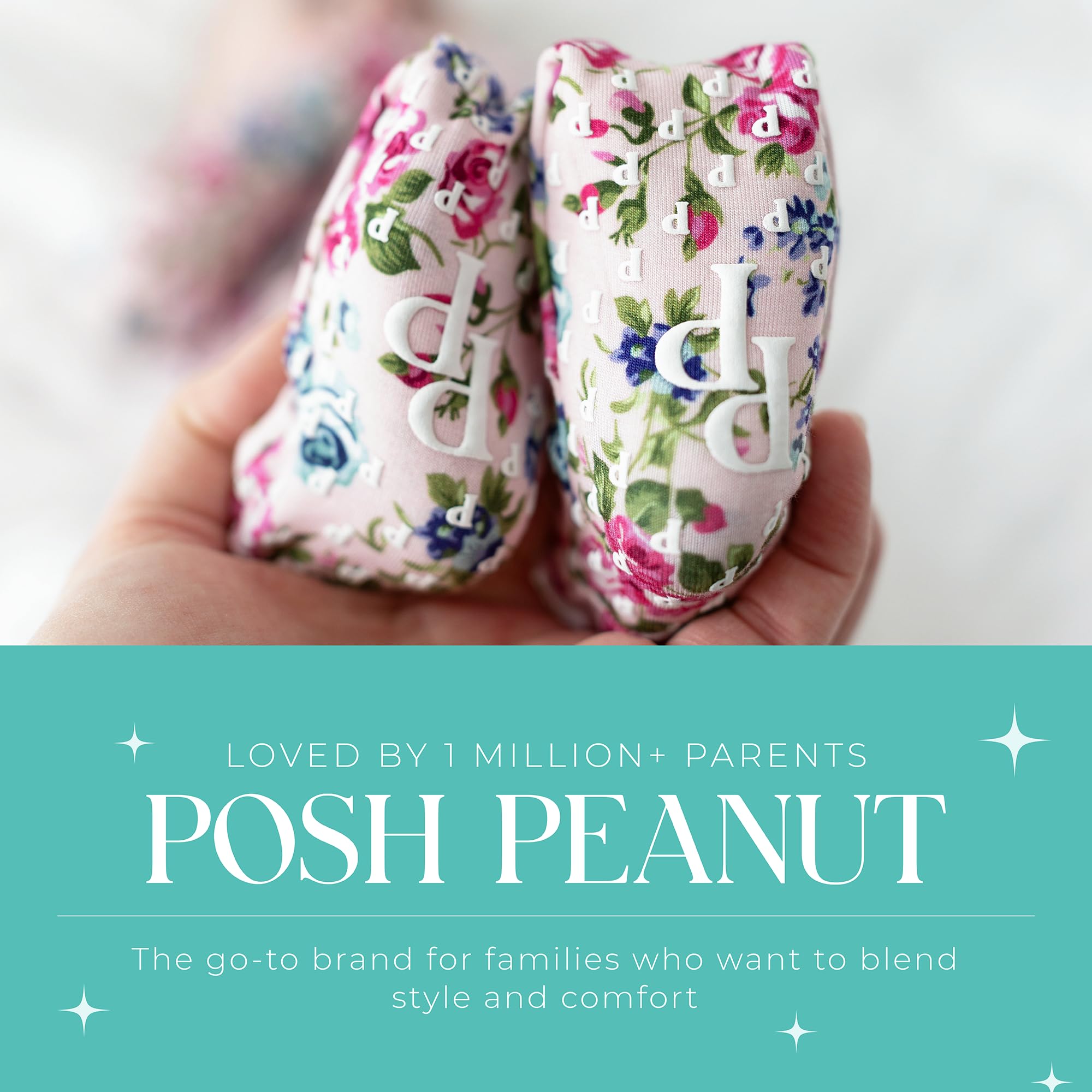 Posh Peanut prints and sizes cover newborn to toddler with options.