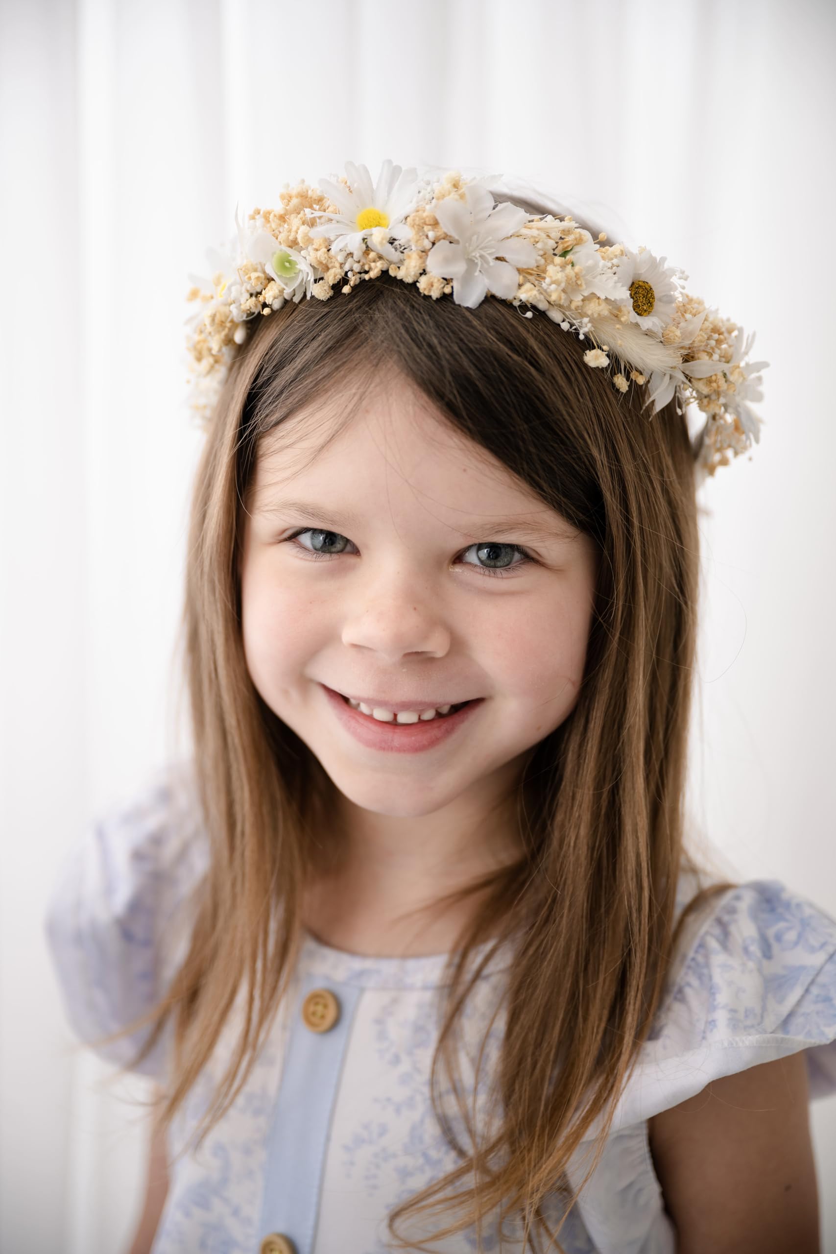 PoshMyra floral crown ideal for party accessories and dress-up photos.