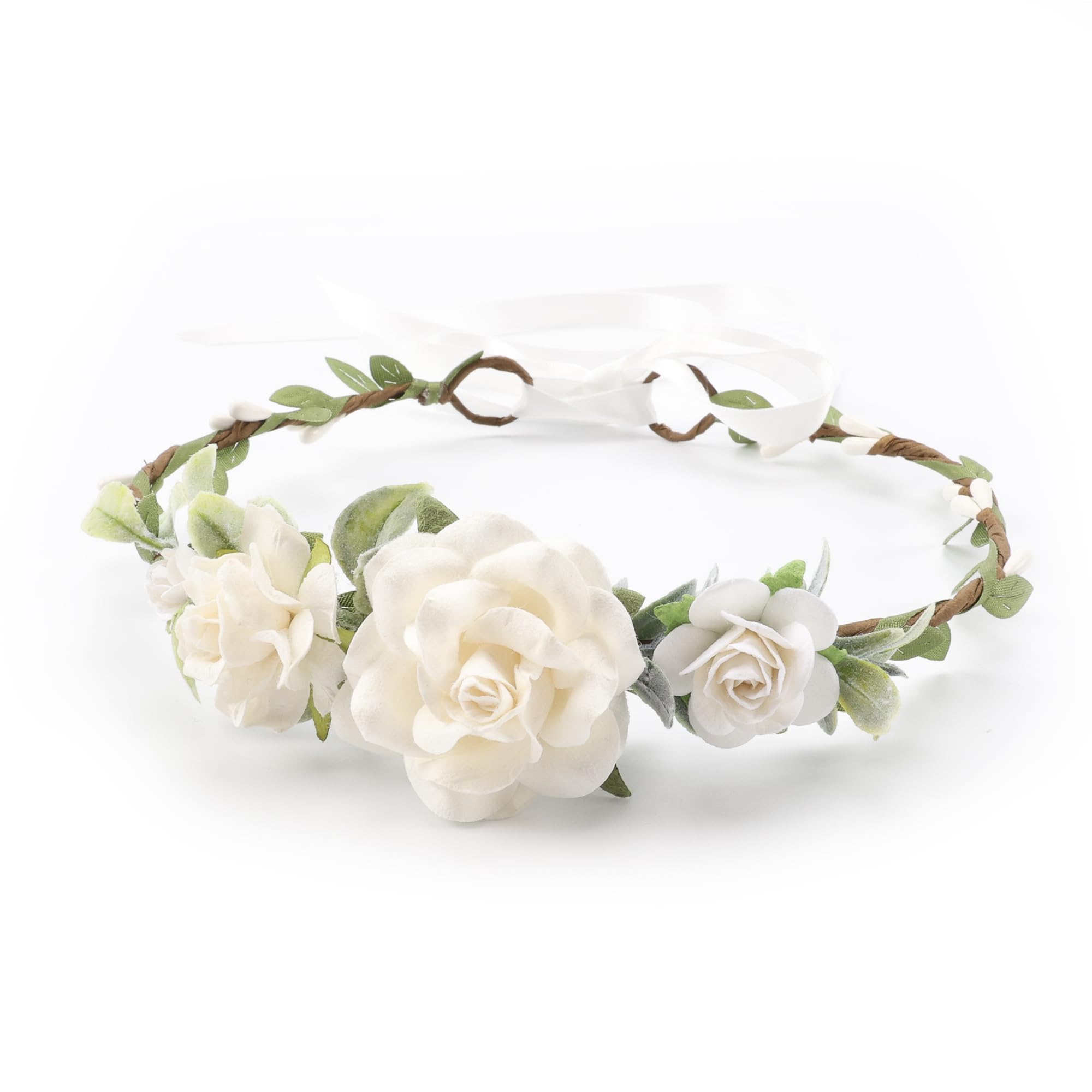 PoshMyra pink flower crown back strap adjustable, easy fit for 2-10 years old.