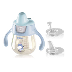 POTATO sippy cup spout-type for babies 6-12 months, gentle transition aid.