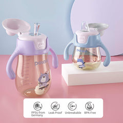 POTATO Sippy Cup with spout-type for ages 6–12 months supports transition.