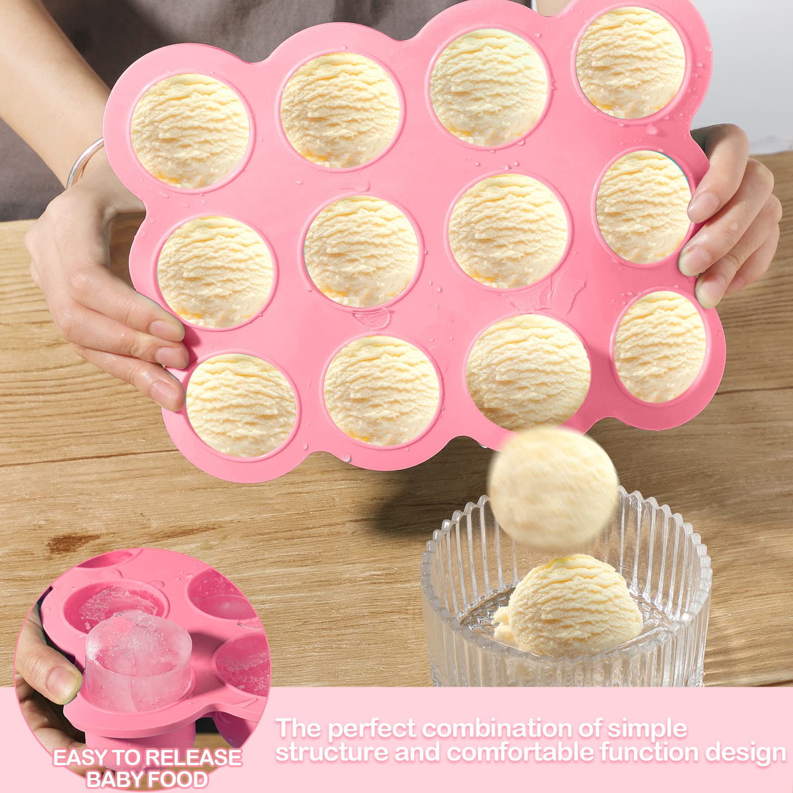Potchen lid demonstrates odor protection keeping food fresh.