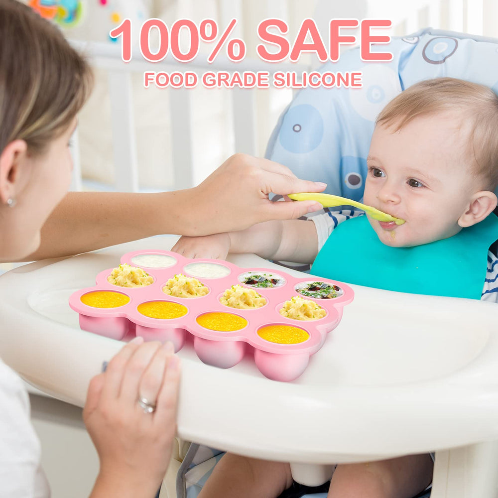 Potchen silicone trays are microwave and dishwasher safe for easy cleanup.
