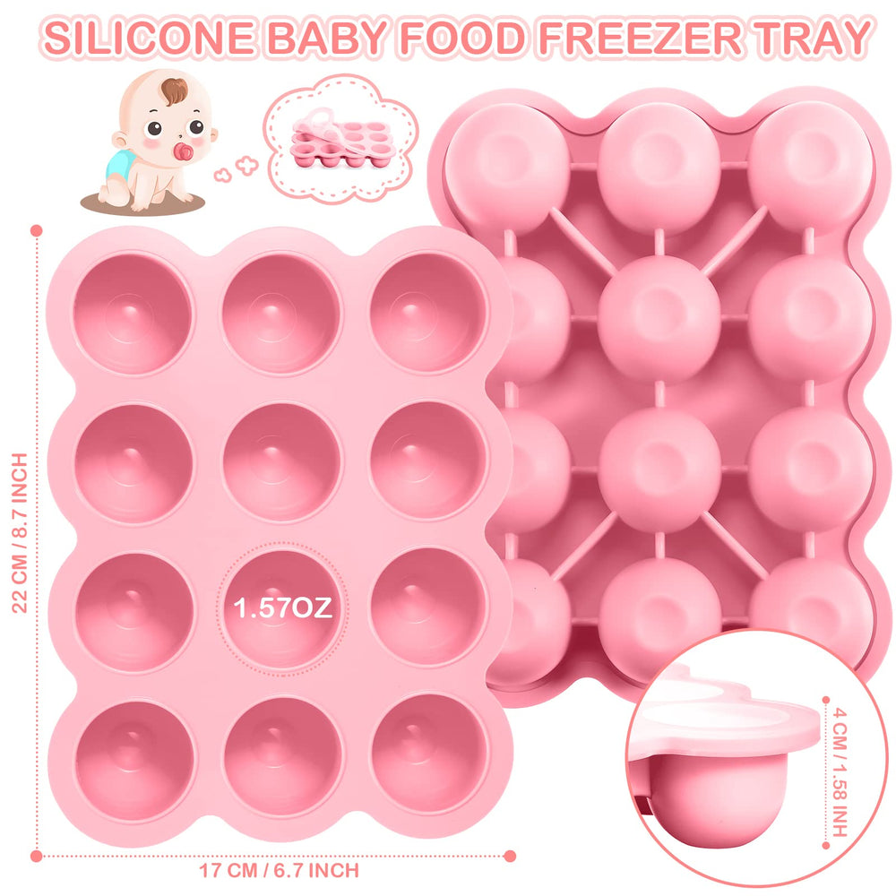 Potchen three-piece silicone freezer trays are BPA-free and durable.