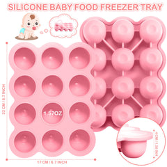 Potchen three-piece silicone freezer trays are BPA-free and durable.