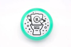 Potty Pause Aqua front view shows kid-friendly potty aid for smoother training