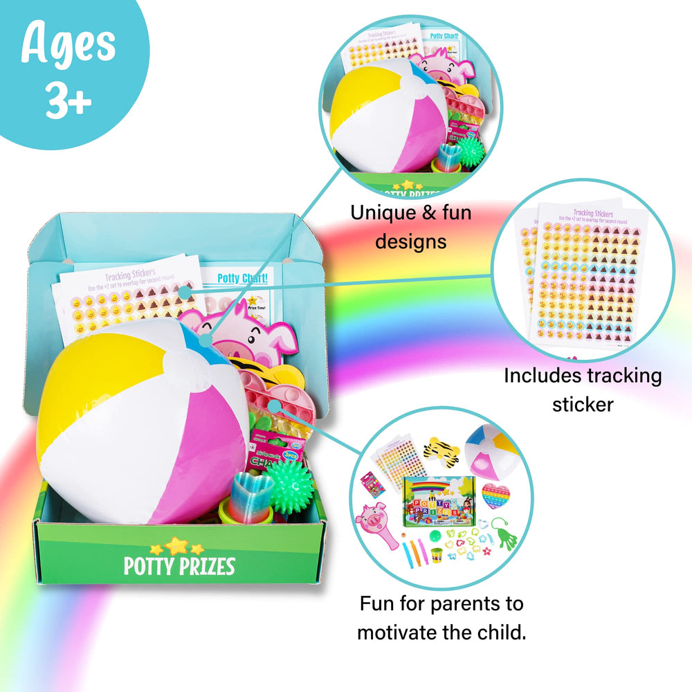 Potty Prizes motor-skills-toy-set demonstrates hands-on activities that support early development.