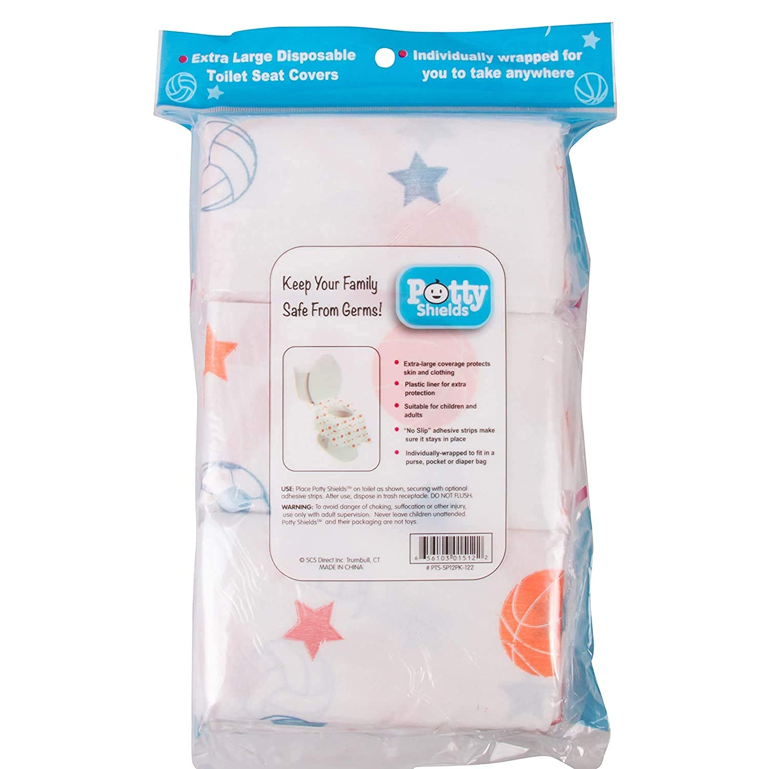 Potty Shields ideal for potty training routines with hygienic barrier seating.