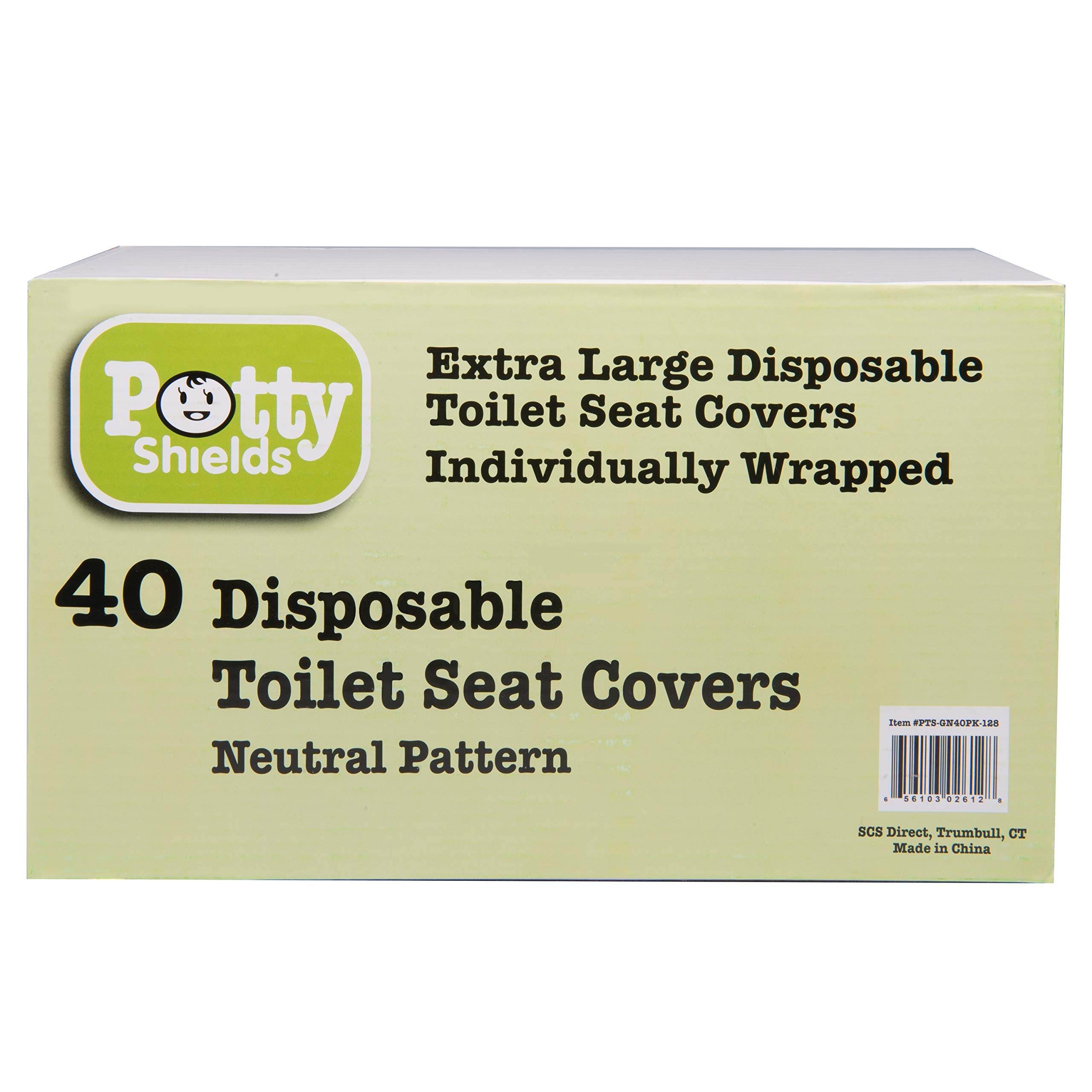 Potty Shields waterproof plastic liner guards against moisture on seats.