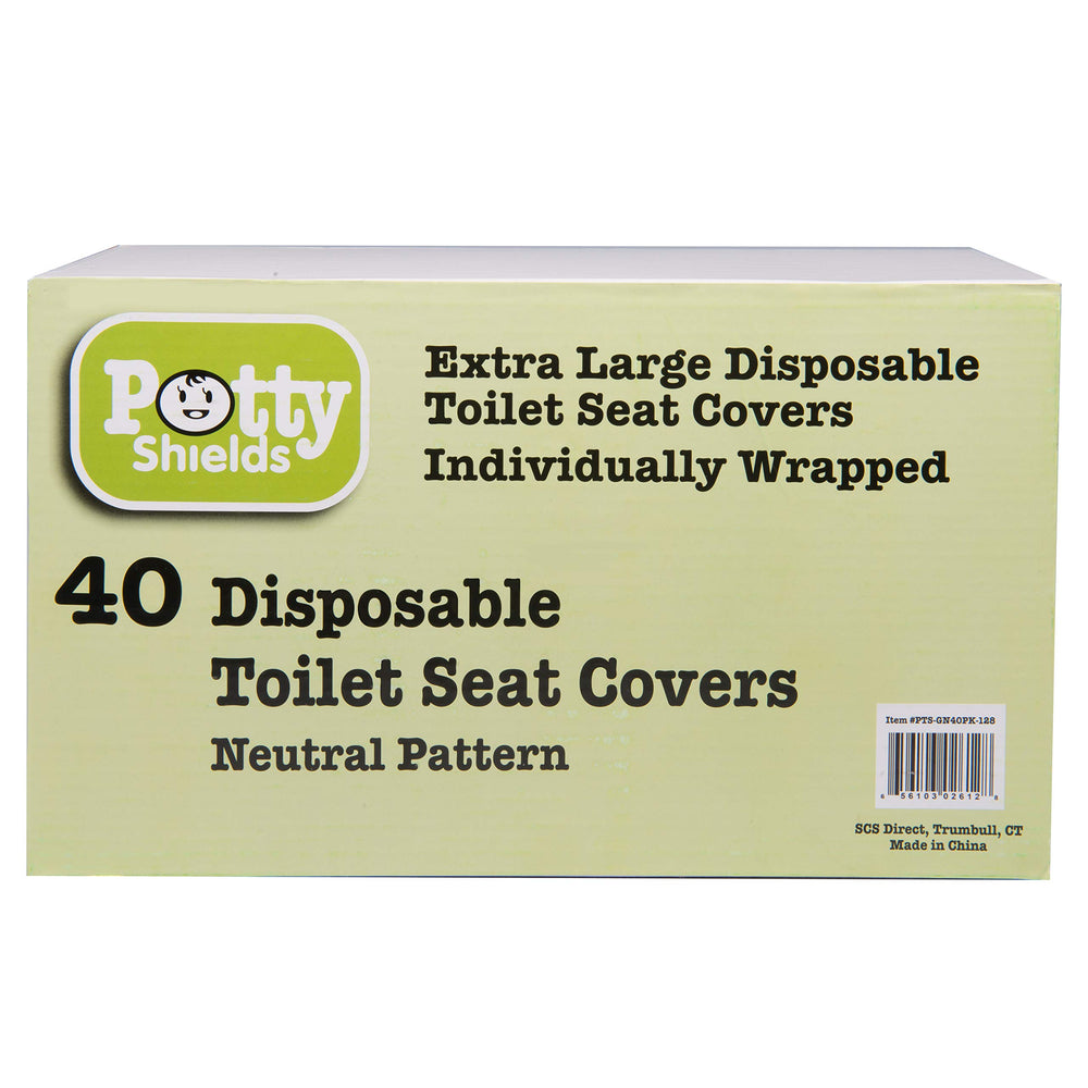 Potty Shields waterproof plastic liner guards against moisture on seats.