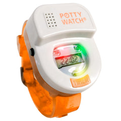 Potty Time Orange Potty Watch adjustable strap for comfortable, secure wear.