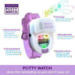 POTTY TIME Potty Watch flashing lights cue prompt potty time