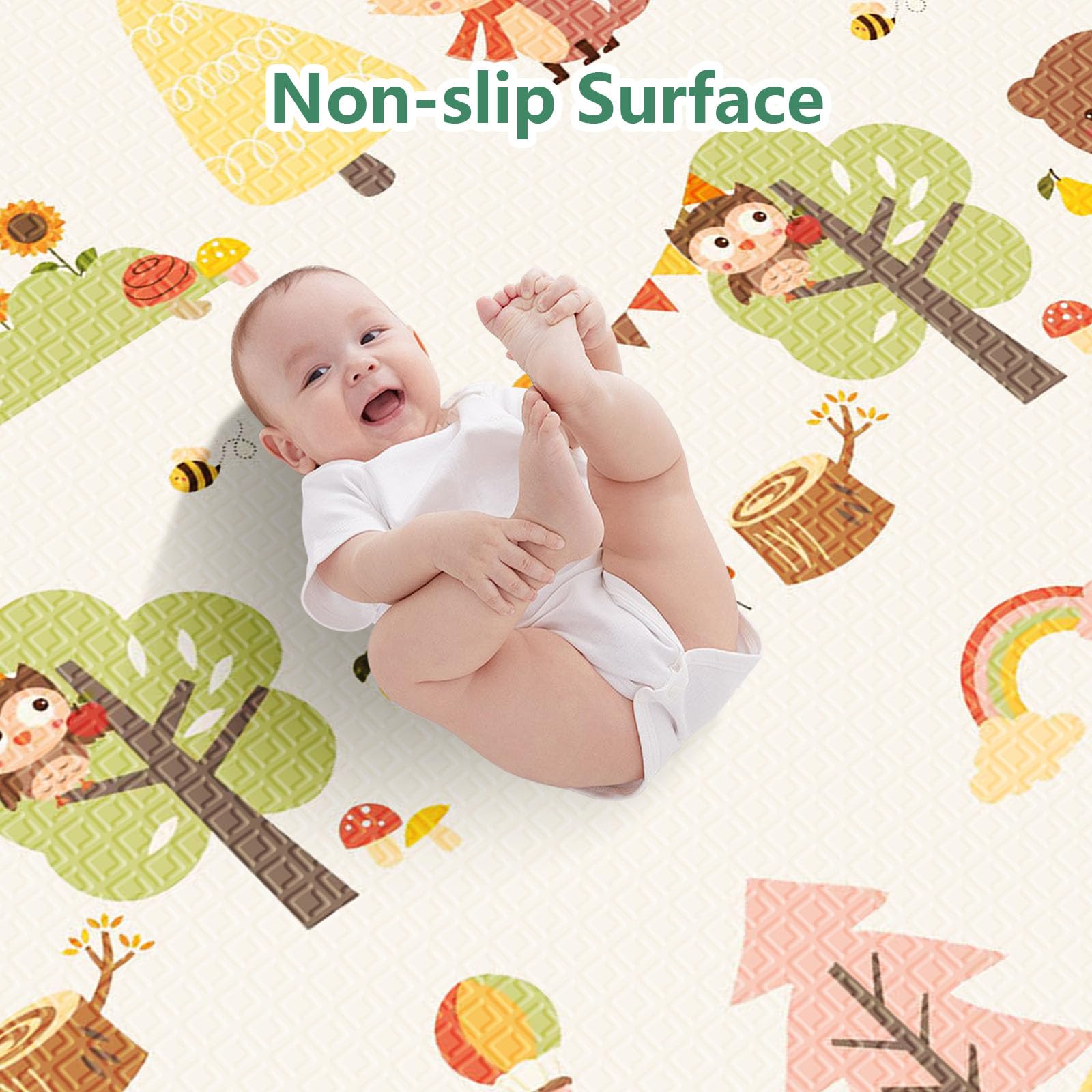Poudee reversible patterns two-sides offer dual looks for nursery styling