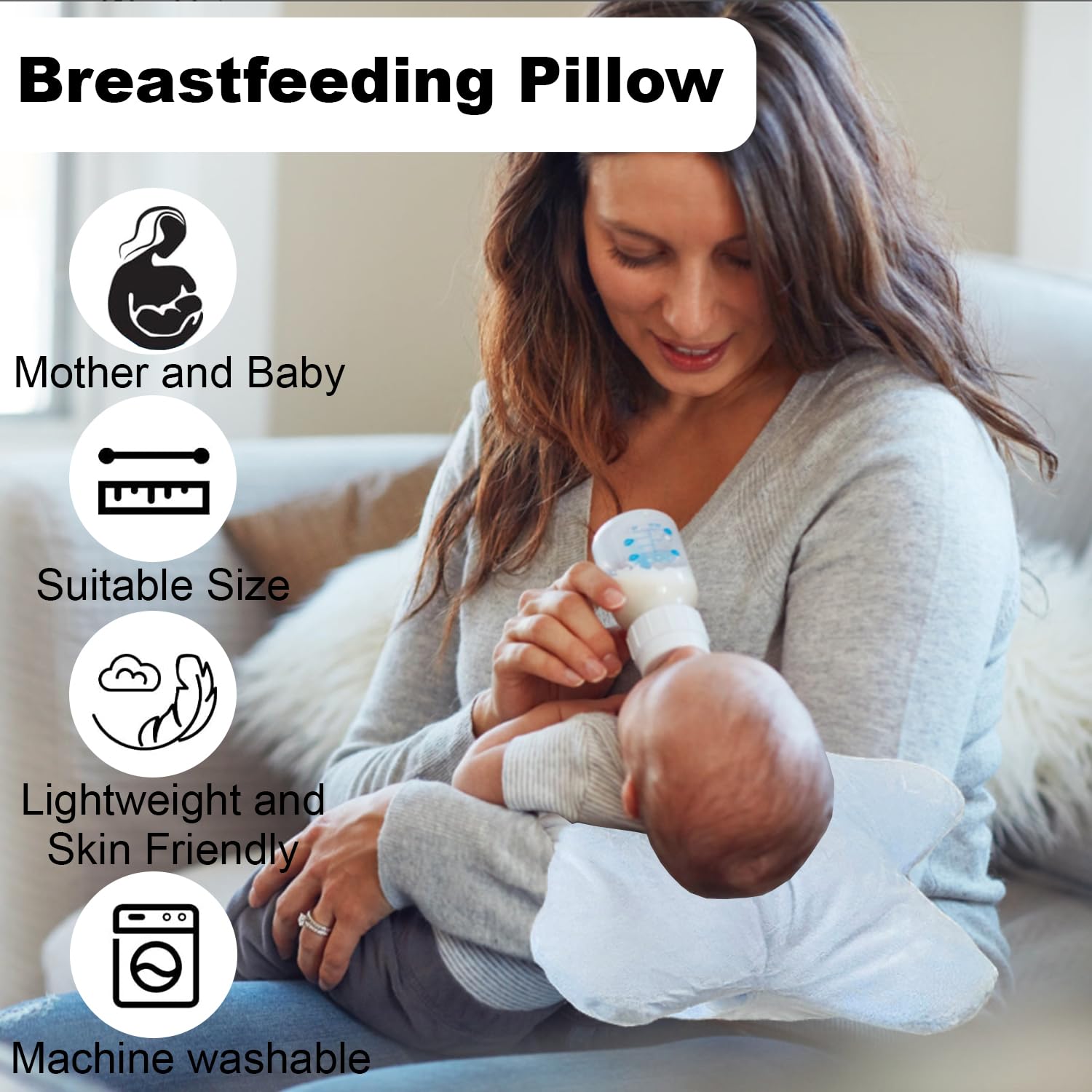 POVENK Cozy Cradle Portable Lightweight Design fits bags for on-the-go feeds