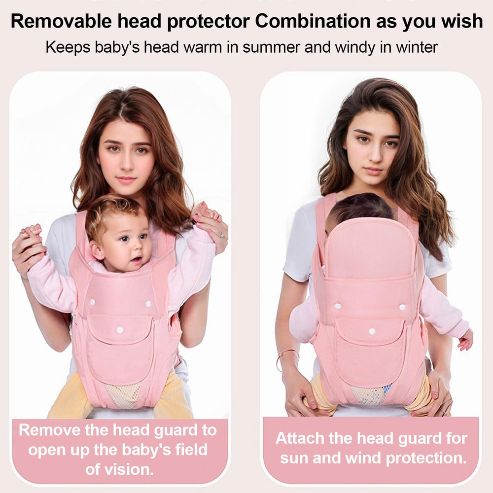 POVENK M-position design pink supports natural seating for baby